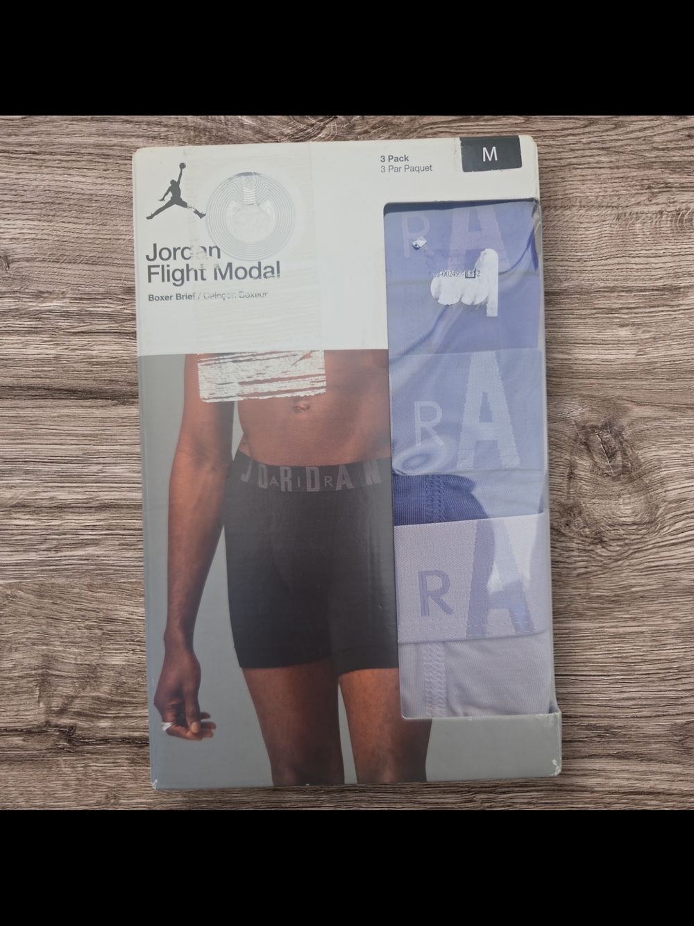Jordan 3-Pack Flight Modal Boxer Briefs - Light Blue, Blue, White